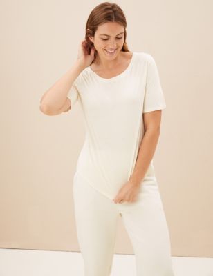 Cool Comfort™ Cotton Modal Lace Pyjama Set – Retail International